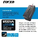 Forza FVR-1221USB Volt Reg 1200VA/600W 120V 8-NEMA 2USB