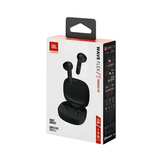 JBL Headhpones Wave Flex Truly Wireless Black SA