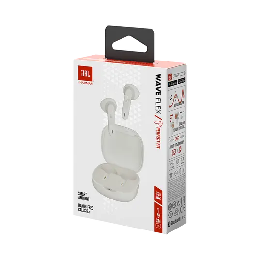 JBL Headhpones Wave Flex Truly Wireless White SA