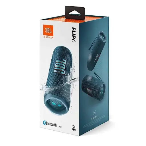[JBLFLIP6BLUAM] JBL Speaker Flip 6 BT Blue S. Ame