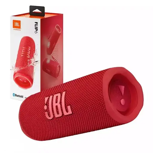 [JBLFLIP6REDAM] JBL Speaker Flip 6 BT Red S. Ame
