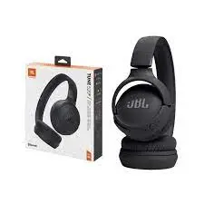 [JBLT520BTBLKAM] JBL Tune 520 BT Headphone Bluetooth On Ear Black